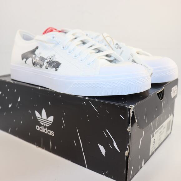 Adidas x Star‎ Wars Nizza Low White Canvas Sneakers Men’s 9.5 NIB main image 4